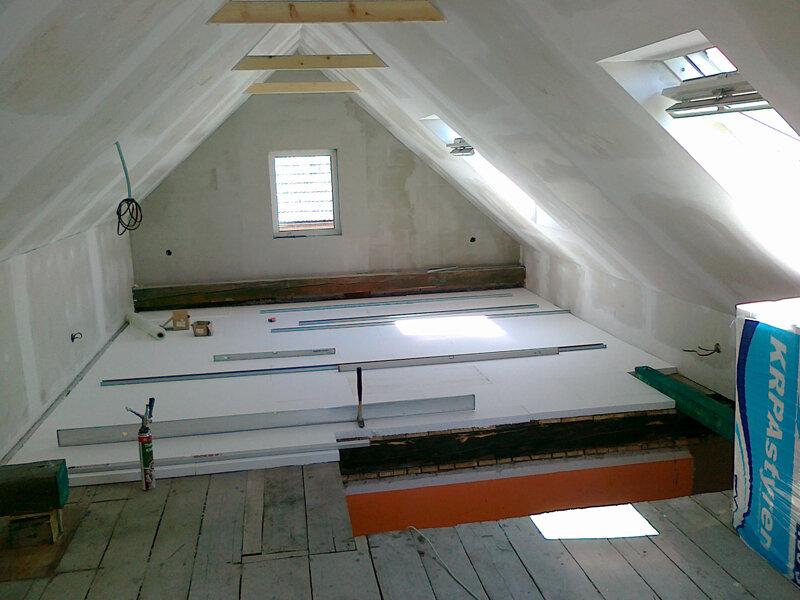 Sadrokartónové podkrovie - obrázok 5