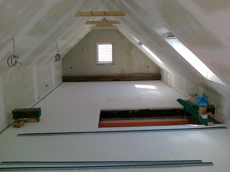 Sadrokartónové podkrovie - obrázok 6